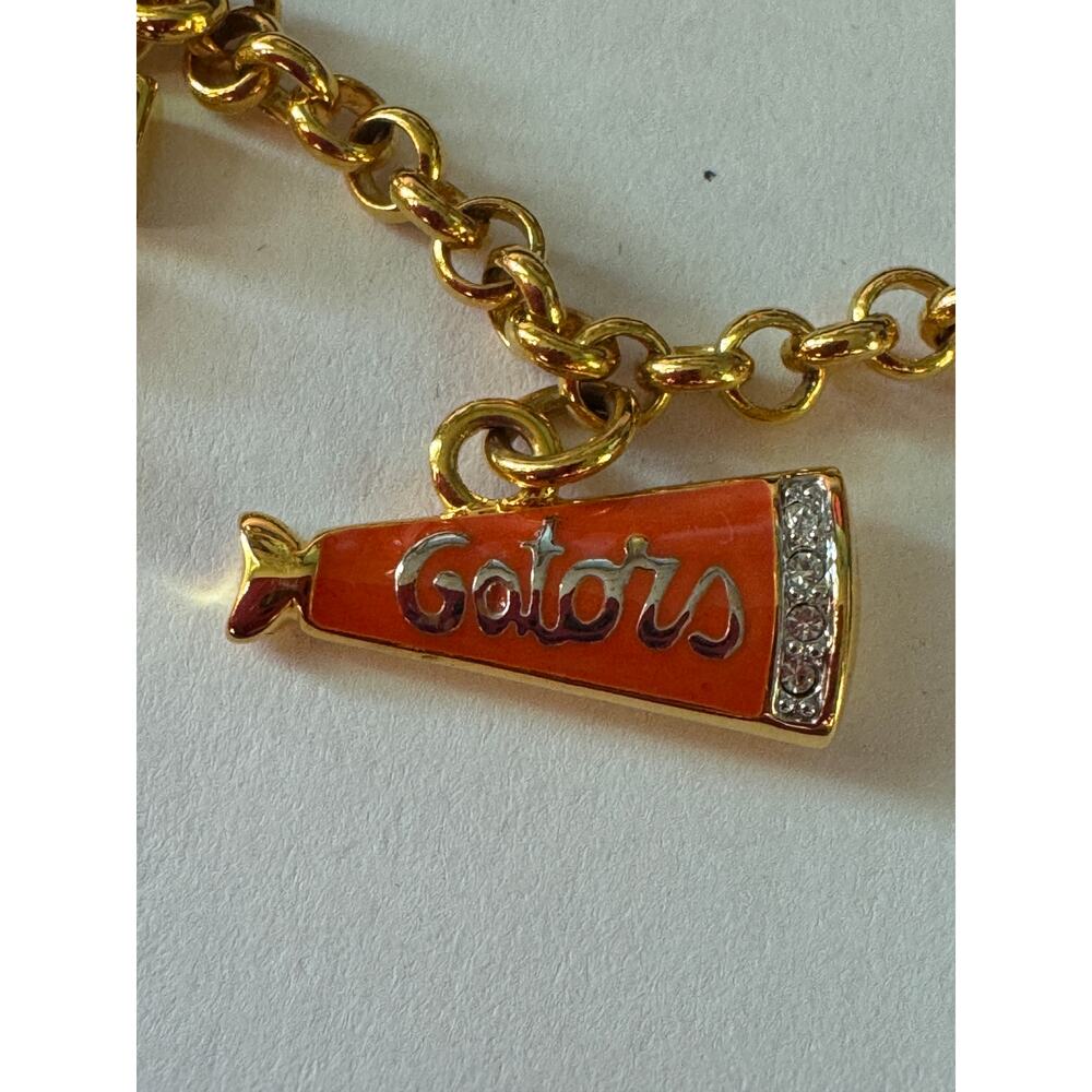 University of Florida Gators Football Danbury Mint charm bracelet NEW w/ box - Picture 4 of 9